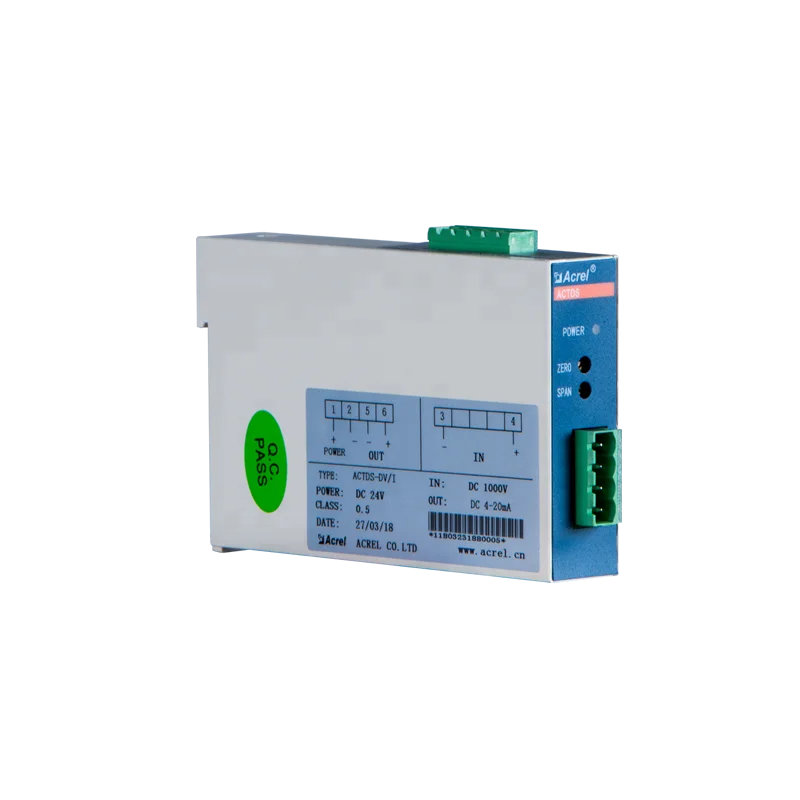 Dc Hall Effect Voltage Sensor/transducer Actdsdv Dinrail