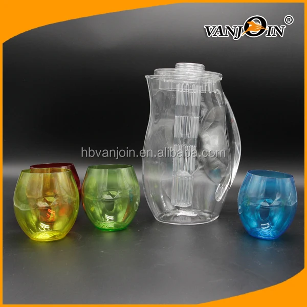 2.5L Iced Fruit Infusion Pitcher with Ice Core Tube - China Fruit