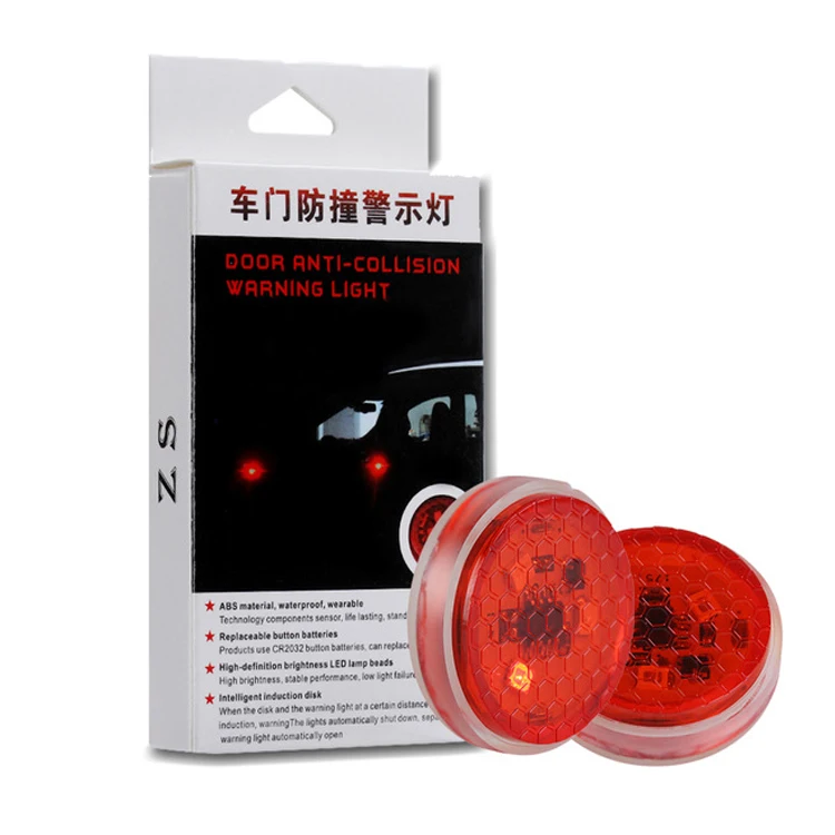 5 Leds Car Door Opening Warning Lights Wireless Induction