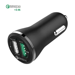 Dual USB Car Charger Adapter Fast Charge 3.0