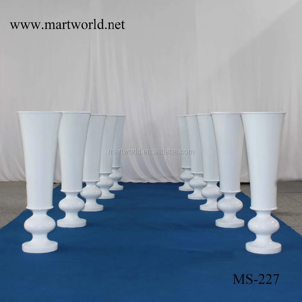 Wedding Non Ceramic Flower Vase Decor Stand Walkway Display Stand