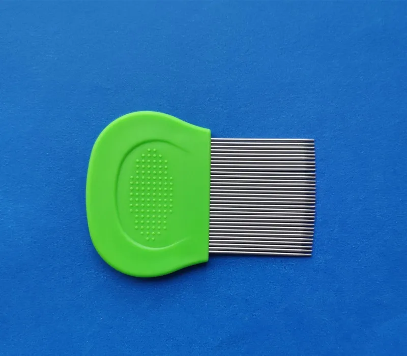

Wholesale! 120pcs/lot stainless steel needle pet flea comb lice comb