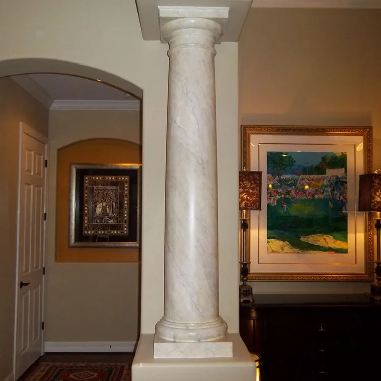 Large Size Natural Marble Pillars For Home Designs Buy House Pillars
