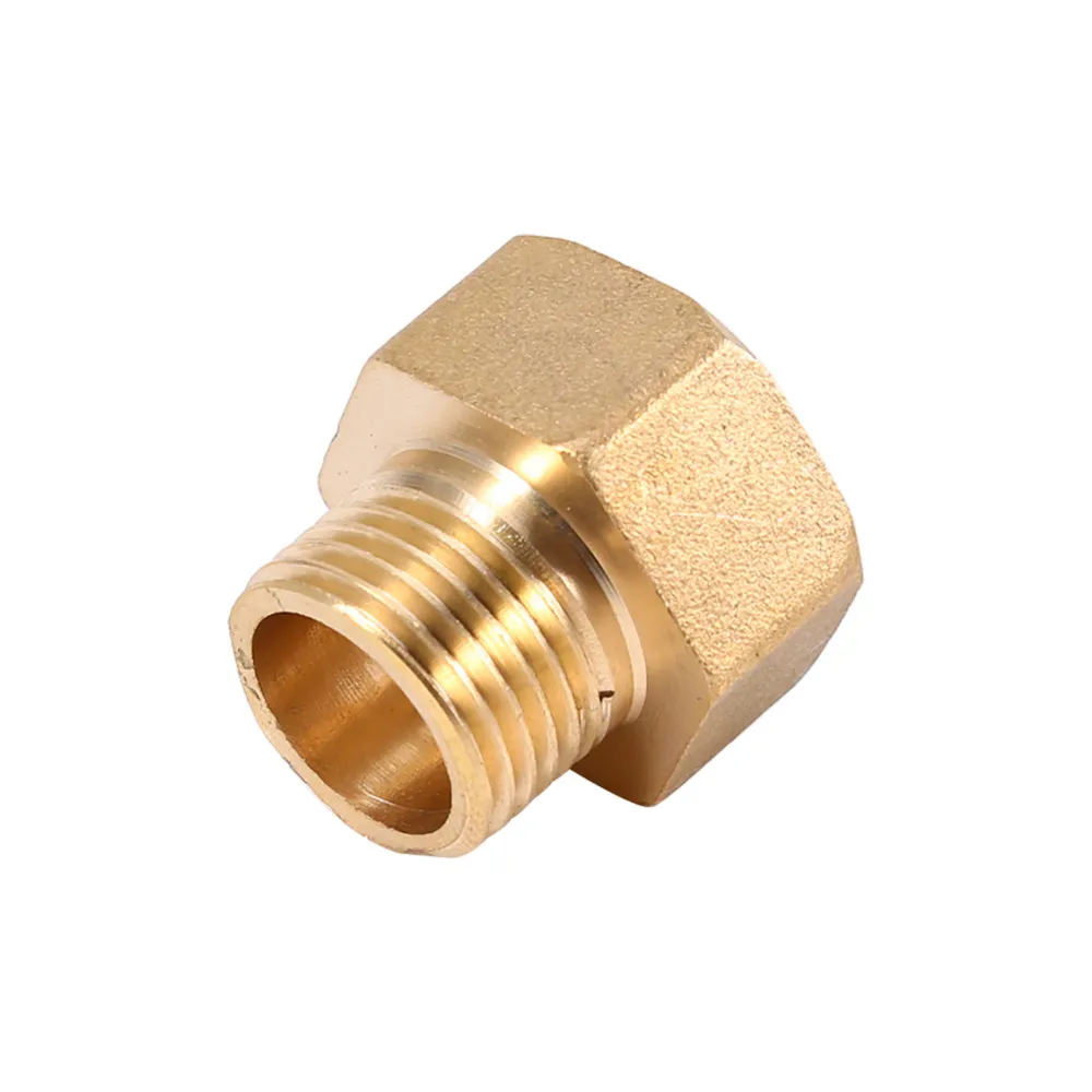 

Brass Pipe Thread 3/4" Male x 1/2" Female NPT Connection Adapter Reducer Bushing Busher Connector Hexagon Plumbing Fittings