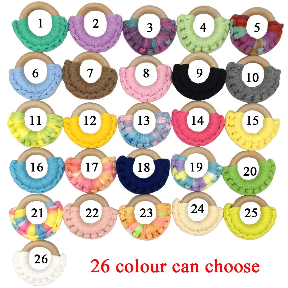 teething ring wooden