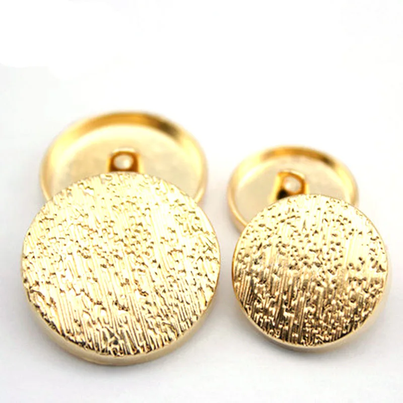 

COOMAMUU  Golden Buttons For Coat Clothing Suit Fastener Plating Buttons Sewing Supplies, Gold