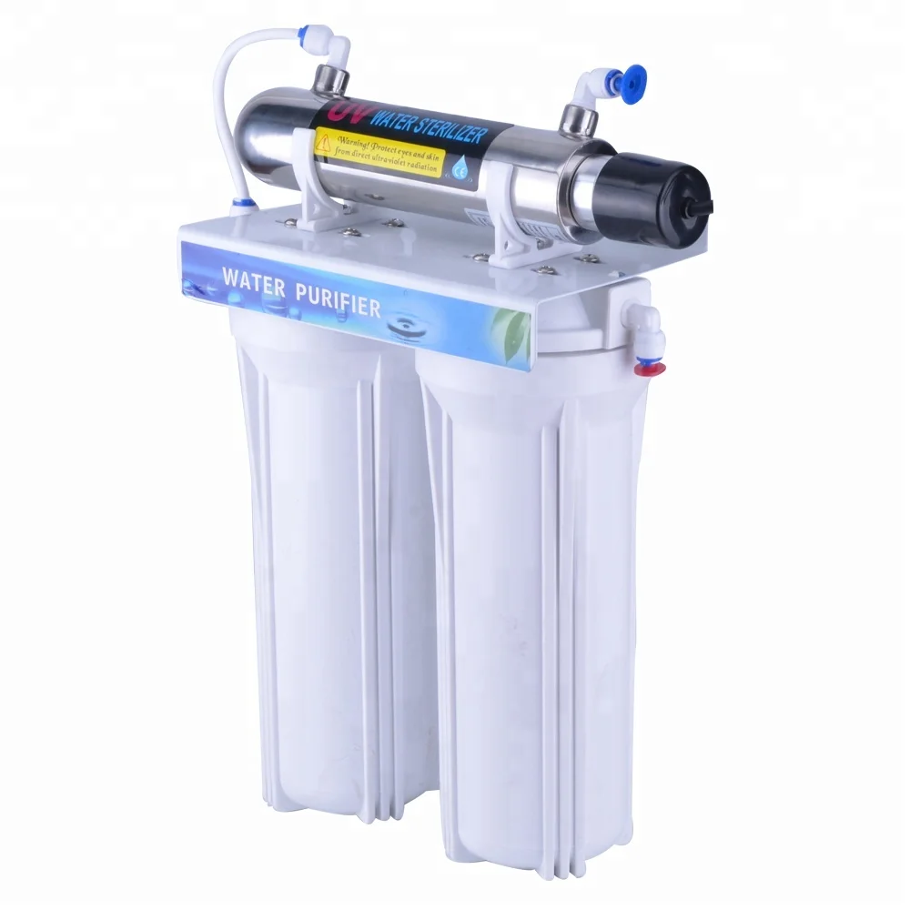 2 Stage Drinking Water Filter Machine With Steel Bracket And Uv Buy