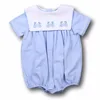 Infant toddler boy smocked crab bubble