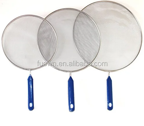 
Hot sell kitchen pan cover cooking tool stainless steel oil splatter guard 