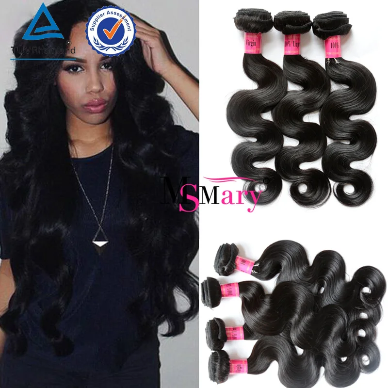 

Cambodian Hair Vendors 7A Top Grade Cambodian Virgin Hair Body Wave Tangle Free, Natural color #1b