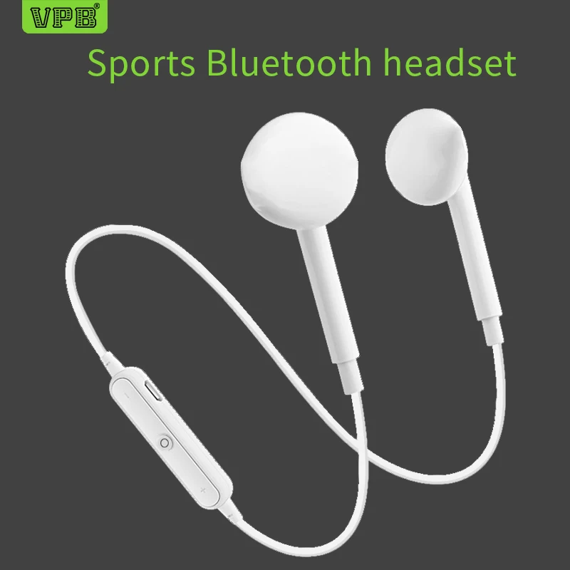 

VPB S6 wireless mobile phone headset music running earbud type stereo binaural earphone wholesale.