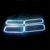 4pcs White color 267mm F250 led angel eye rgb halo rings headlight with IR 24 keys Controller