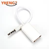 Car audio Aux 4 pole 3.5mm MP3 convert U disk connect USB connector to OTG data cable