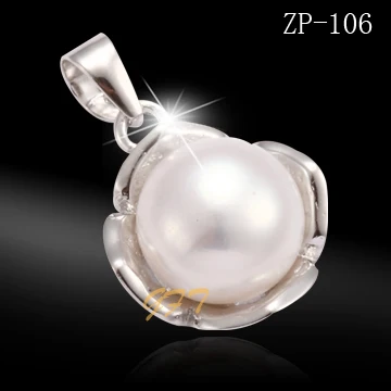 
Pearl design 925 sterling silver charm silver pendant oem 