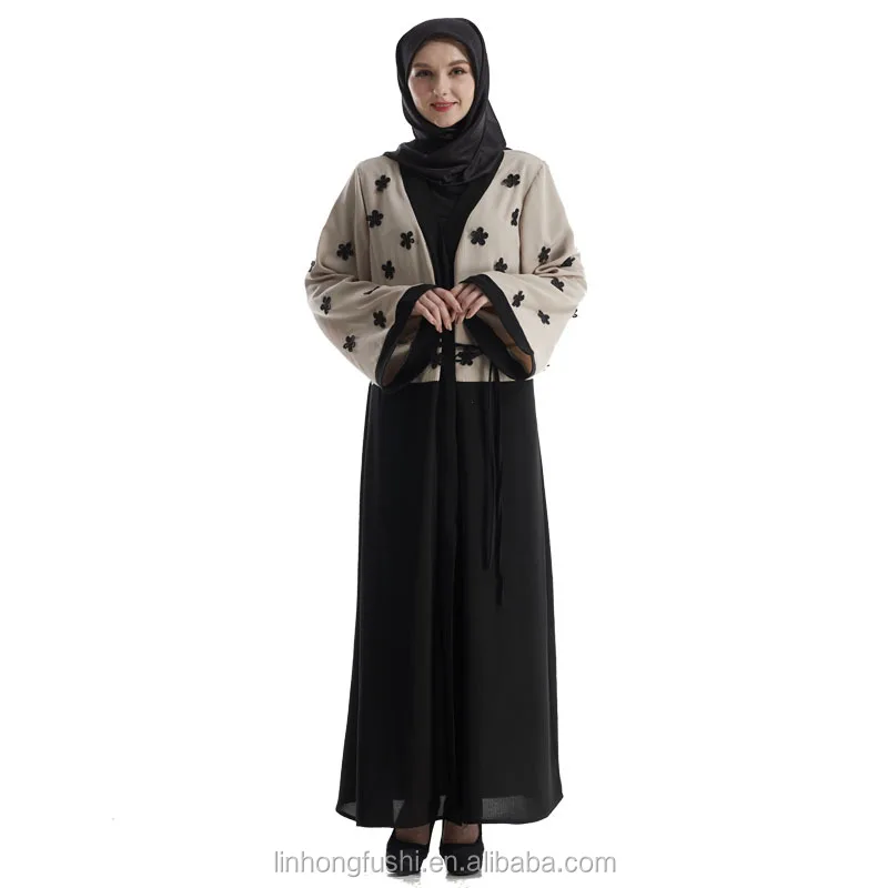 2019 Scarf Muslim Woman Islamic Clothing Cotton New Model Abaya Coat ...