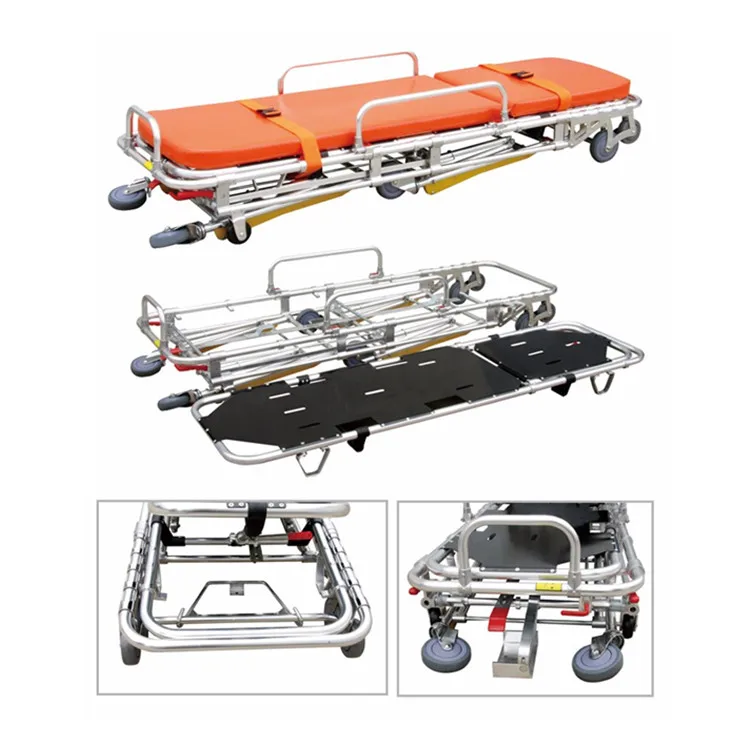 First aid trolley surgical transport stretcher in hospital patient stretcher trolley