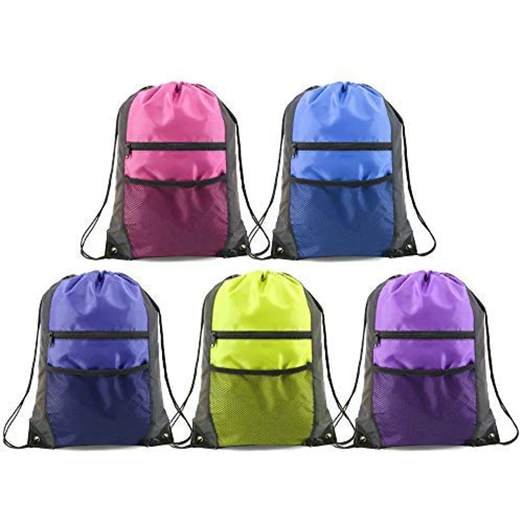 Factory Supply Customizable Colors Pull String Backpack Drawstring Tote