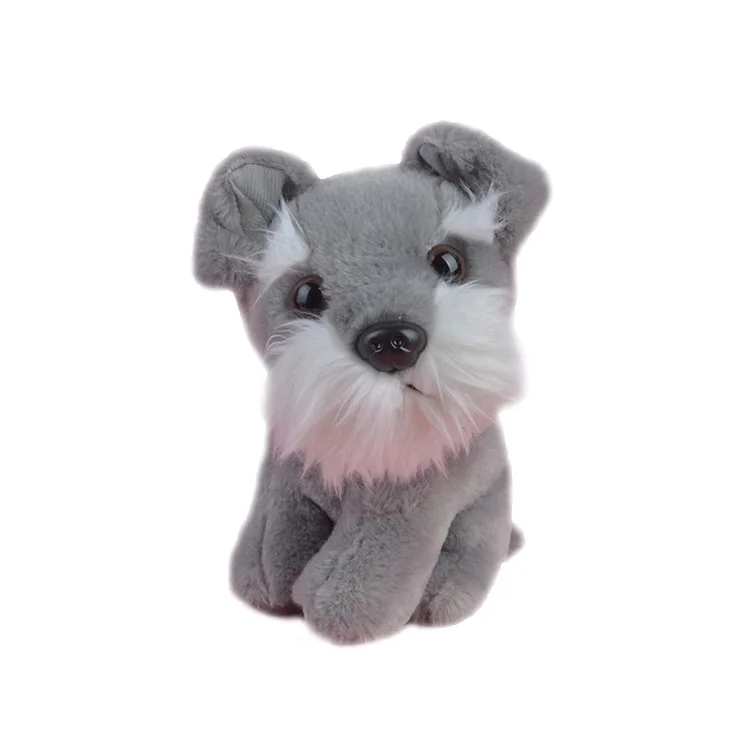 stuffed miniature schnauzer