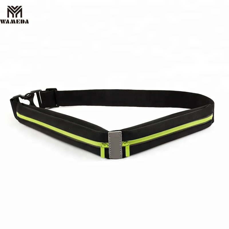 

China factory Practical reflective cycling running sport belt led waist bag Waterproof waist bag,man sport waist bag, Rose black blue green