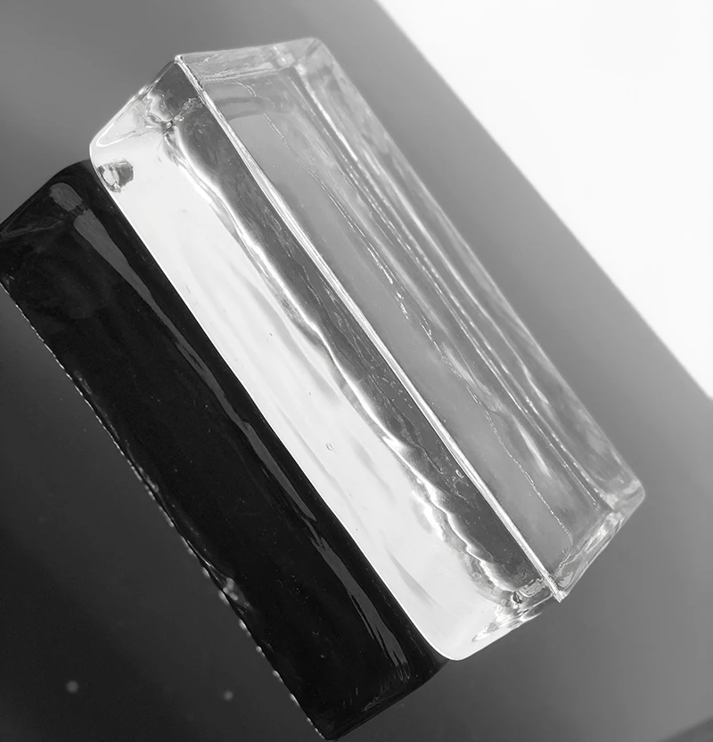
50*100*200mm Solid glass brick Hot-melt glass brick crystal glass block for hotel decoration 