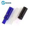 Clear flat pre-rolled cone tip customize logo glass filter tip smoke glass blunt mouth tips