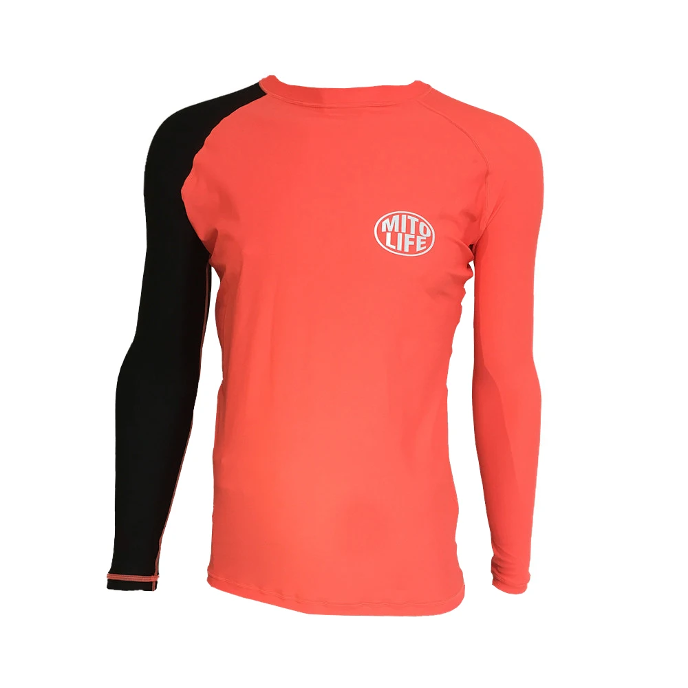 

2018 New Fashion UPF50+ Custom Printed Rash Guard for Men, Pantone color