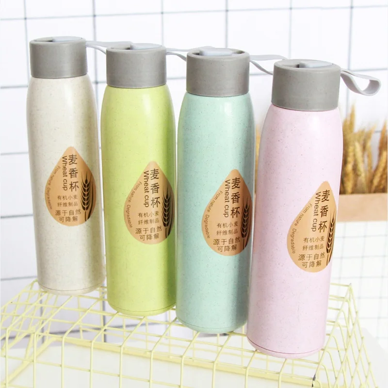 

BPA-free Biodegradable Multicolor Office Drinking Water Cup Travel Straw Bottle Quality Straw Bottle, Customized color
