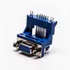 RS232 standard Machined pin Elevated Female 15pin vga adapter with Right Angle