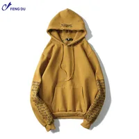 

2019 new fashion sweatshirt hoodie with hood OEM French Terry Chenille Embroidery Custom Hoodie