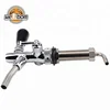 Homebrew Adjustable Beer Tap Faucet Flow Control Faucet with 4inch Shank Tap Kit Chrome Plating Homebrew Draft Beer