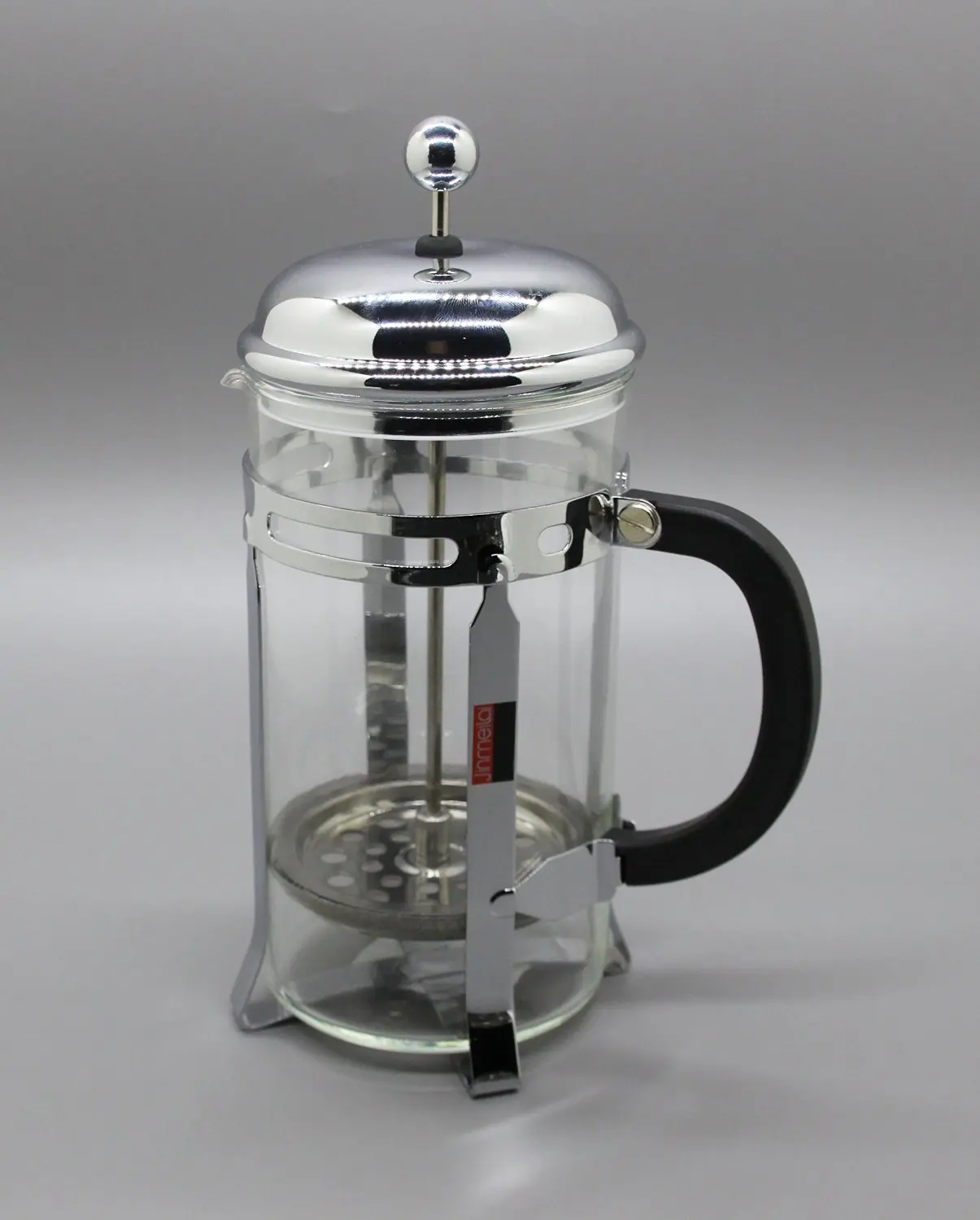 FixtureDisplays Set of 3 French Coffee Press - 8 Cup/4 Mug (1 liter, 34 oz), Chrome 15915-COFFEE PRESS