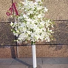 orchid flower branches crystal wedding aisle pillar for weddings stages crystal pillars walkway pedestal