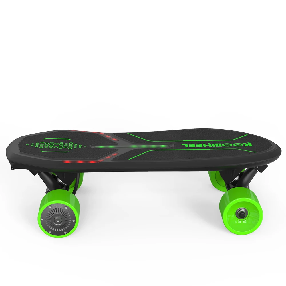 

New Style Kooboard self balancing mini electric skateboard for kids cheap price, Black;green