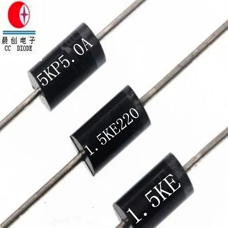 Tvs Chip Rectifier Diode 1500w 220v Do27 Case 1.5ke220a/ca Free