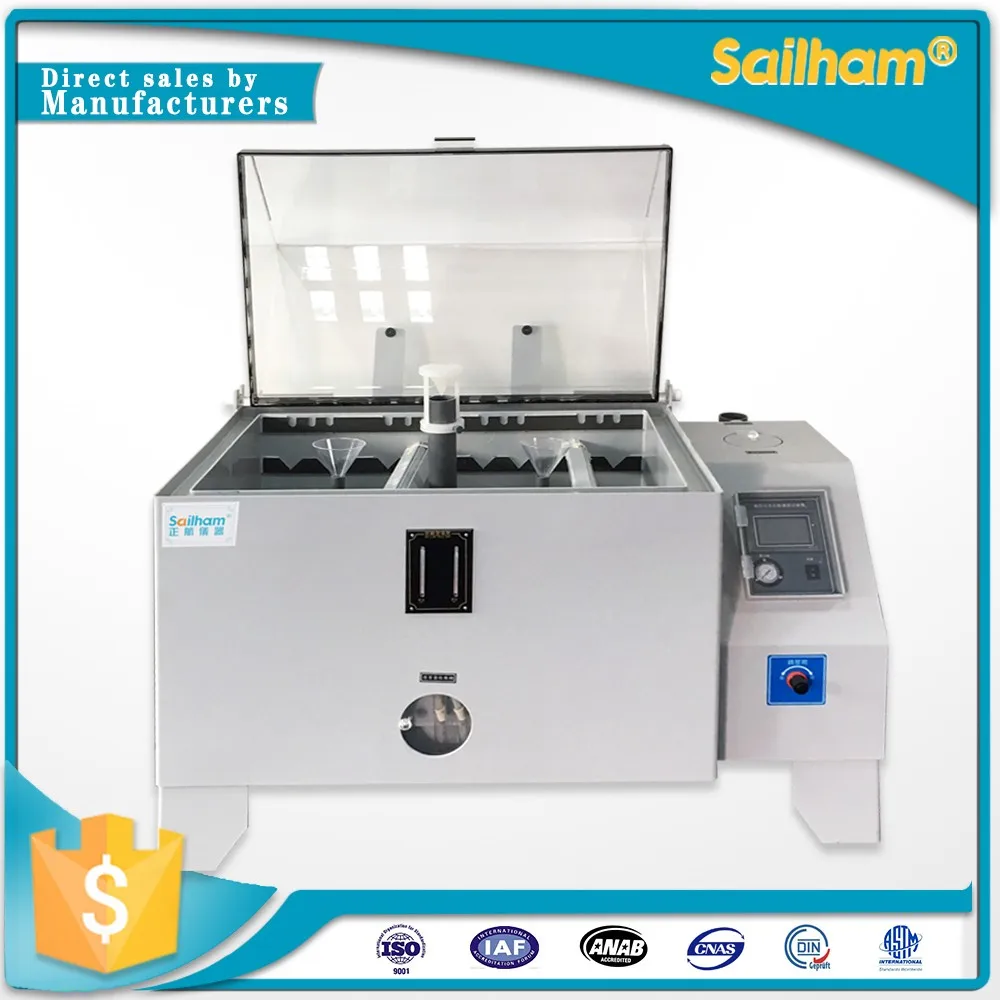 Programmable touch screen type salt fog resistance tester
