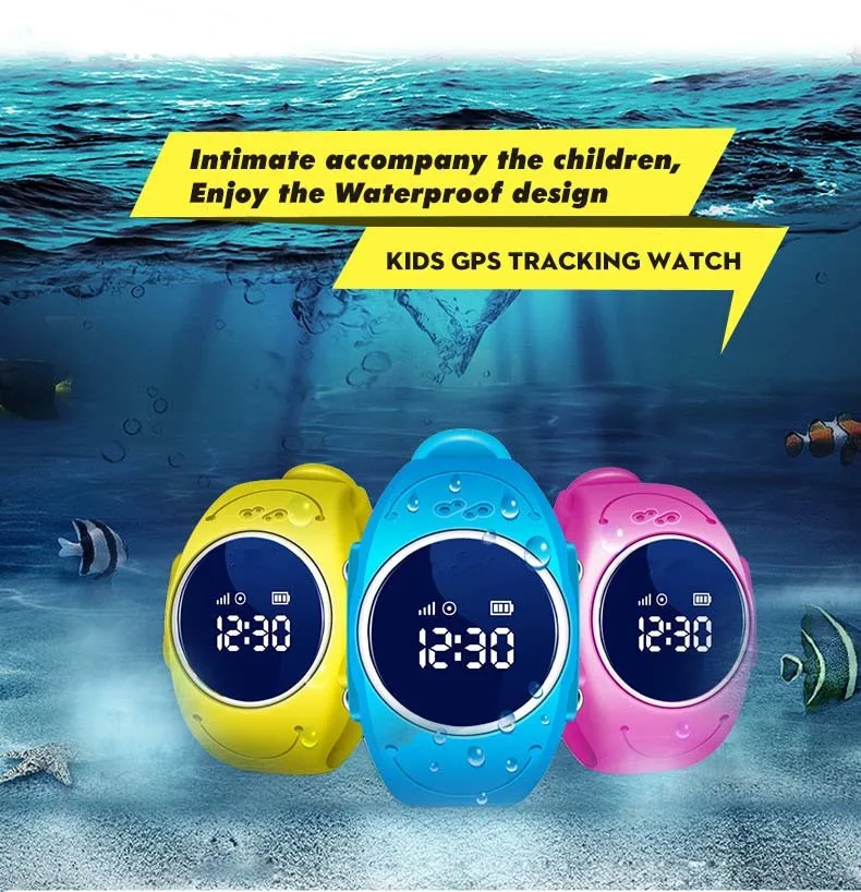 

OEM factory Children GPS SmartWatch phone Children Safe Location Watch with SOS Button Anti-Lost Children GPS Tracker