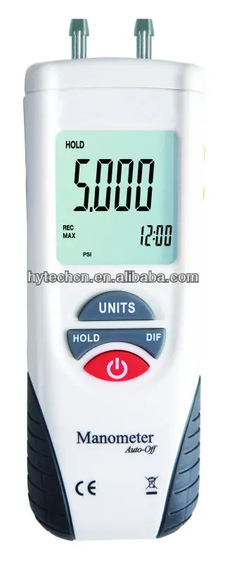 CE Approved Portable High Pressure Digital Manometer (HT-1891)