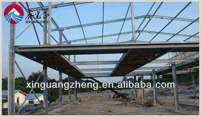 Light Steel Structure Chicken Farming House Feeding Broiler For 2
