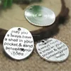 May you always have a shell in your pocket Charms Antique Tibetan silver Beach Charms pendant 30mm x 26mm