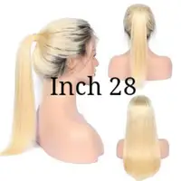 

High Quality 1b 613 Full Lace Wig 130% 150% 180% Density Blonde Wig Blonde Ombre Human Hair Wig Cuticle Aligned Brazilian Hair