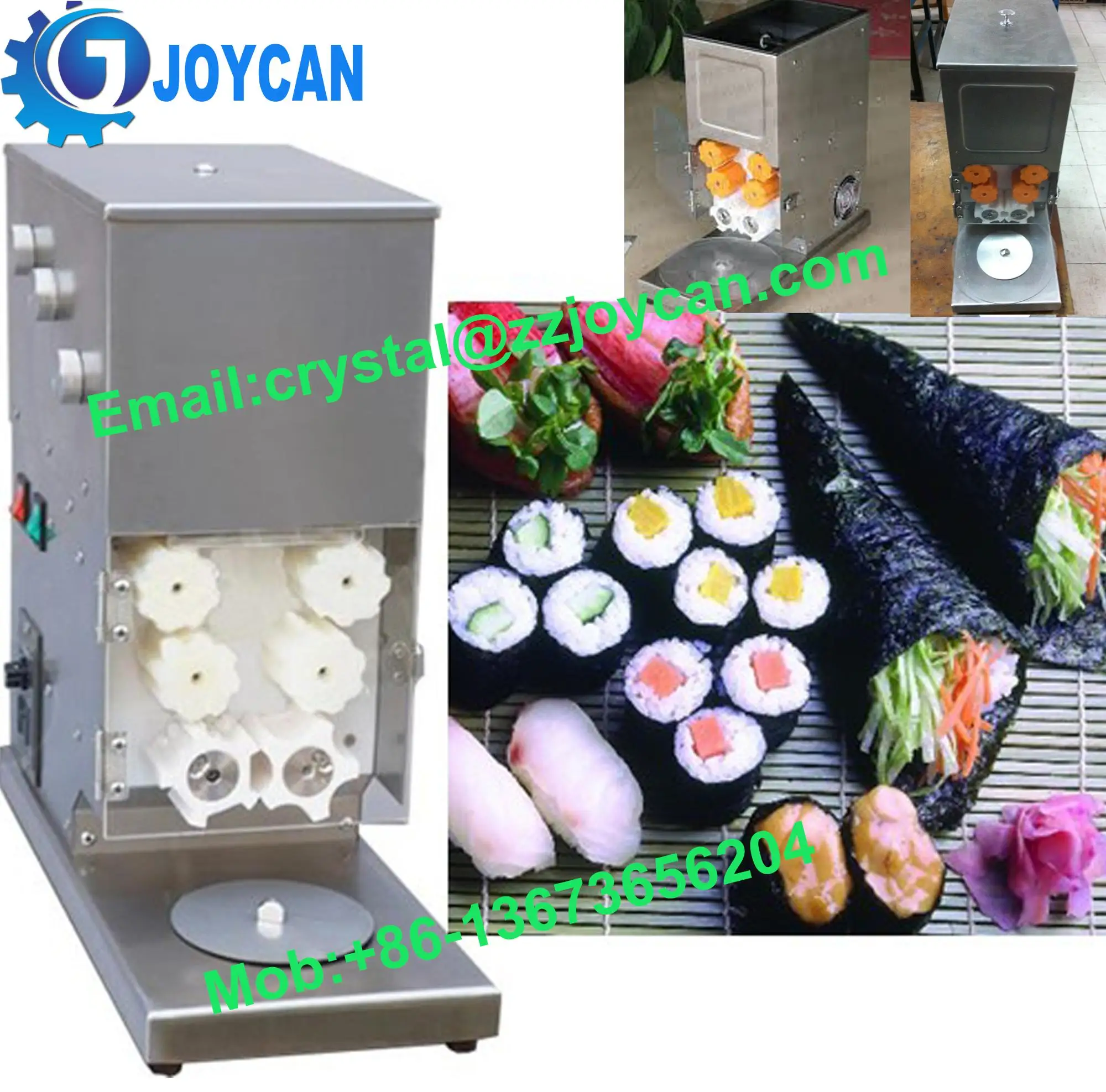 Sushi Roll Making Machine - Buy Automatic Sushi Making,Round Rice Maker ...