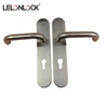 Stainless steel 304 grade U sharp tubular door handle lock with plate