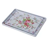 Durable melamine square and round coffee serving tray