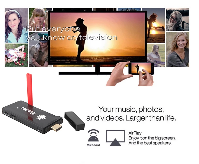 Android 7.1 TV Stick QINTAIX R33 Rockchip RK3328 S912 2G 16G Mini PC 64bit Octa-core tv dongle for android smart tv box