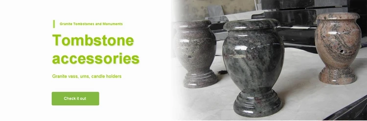 granite vases for cemetery