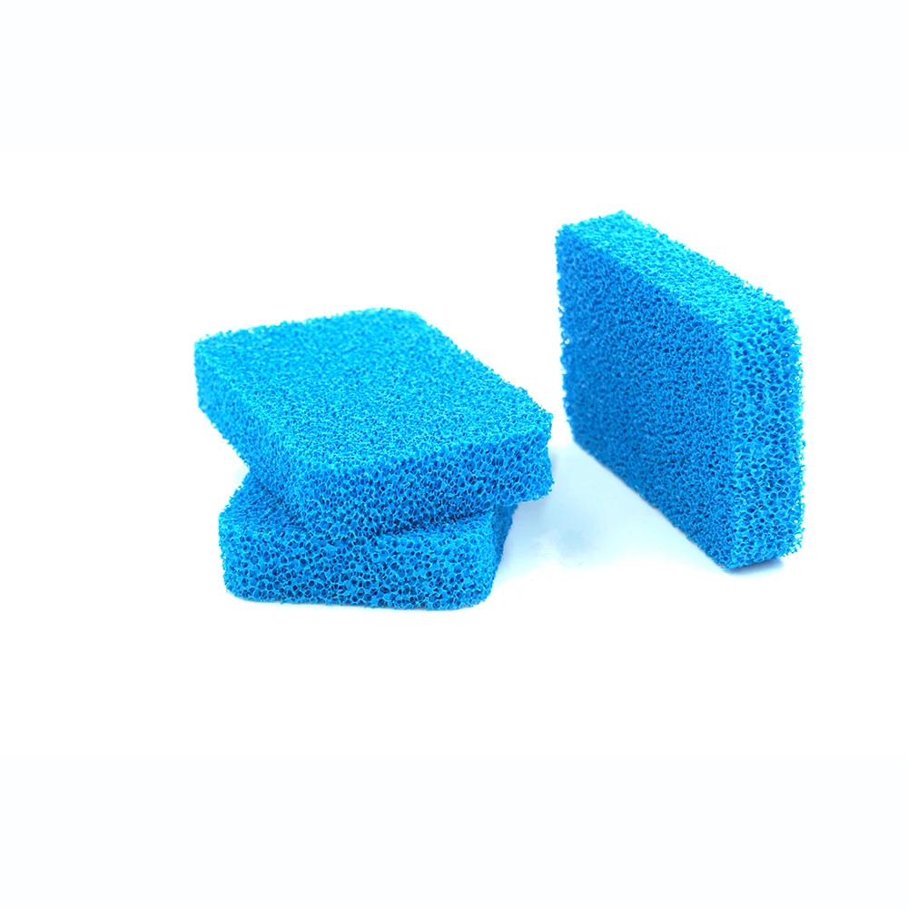 

For home using kitchen sponge with silicone sponge, Blue