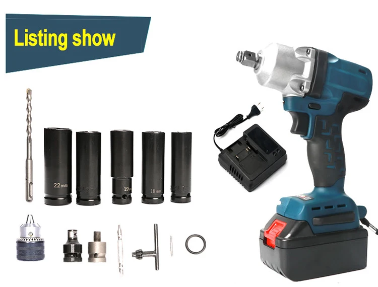 260nm Brushless Electric Bolt Tightening Machine Cordless Impact