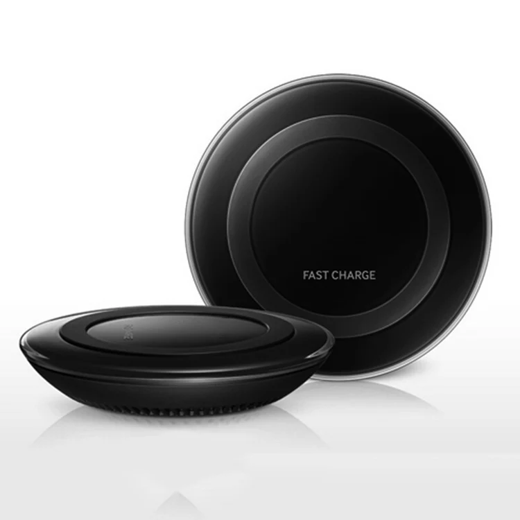 

Inductive fast charging pad adaptive wireless charger QI wireless standard and QC 2.0, White or black
