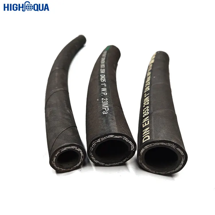 2 Inches High Pressure 6000psi Oil Resistant Robust Hydraulic Hose