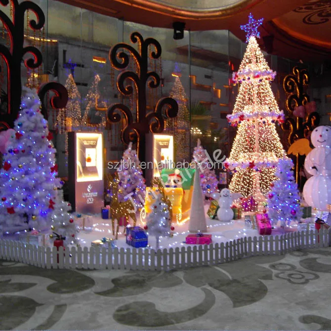 Indoor yiwu party led christmas decoration 2017 light supplies for Shopping Mall
